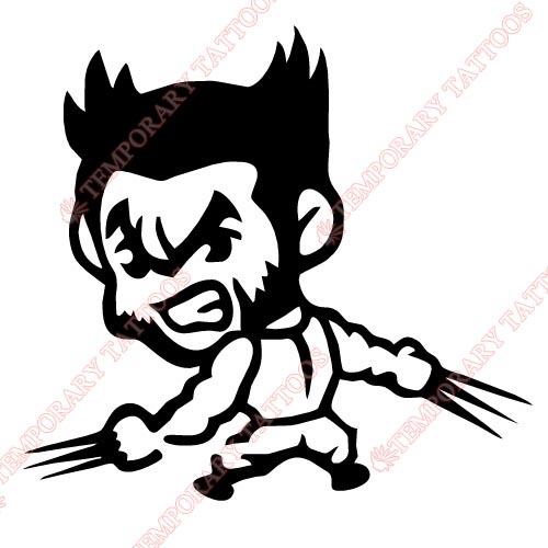 Wolverine Customize Temporary Tattoos Stickers NO.350